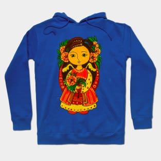 Ukraine angel girl decor Hoodie